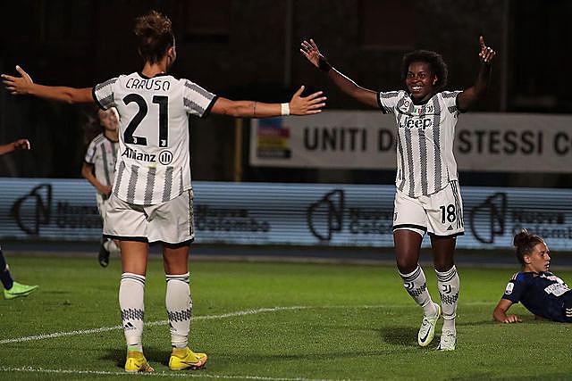 Lineth Beerenstey autrice del secondo gol della Juventus Women (foto instagram linethbeerensteyn)