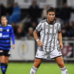 Sofia Cantore autrice del 2-0 della Juventus Women (foto Instagram sofiacantoree)
