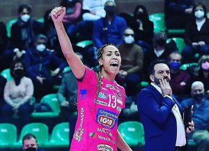 Sara Bonifacio sarà una delle protagoniste della Supercoppa Italiana (foto Instagram sarabonifacio13)