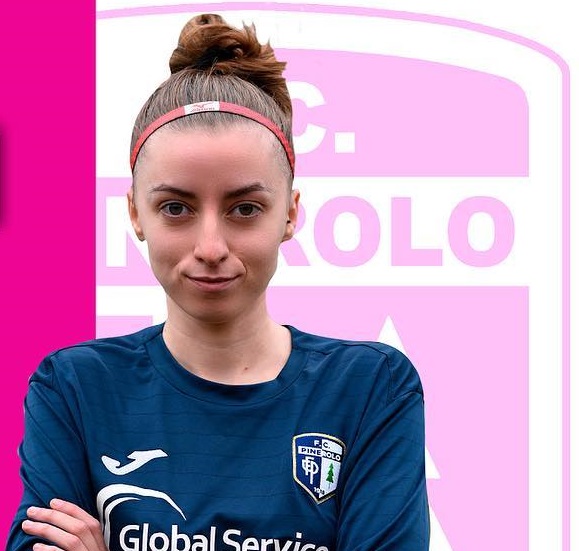 Serie C femminile, Sara Borello match winner contro Fiammamonza (foto Fb Pinerolo Calcio Official)