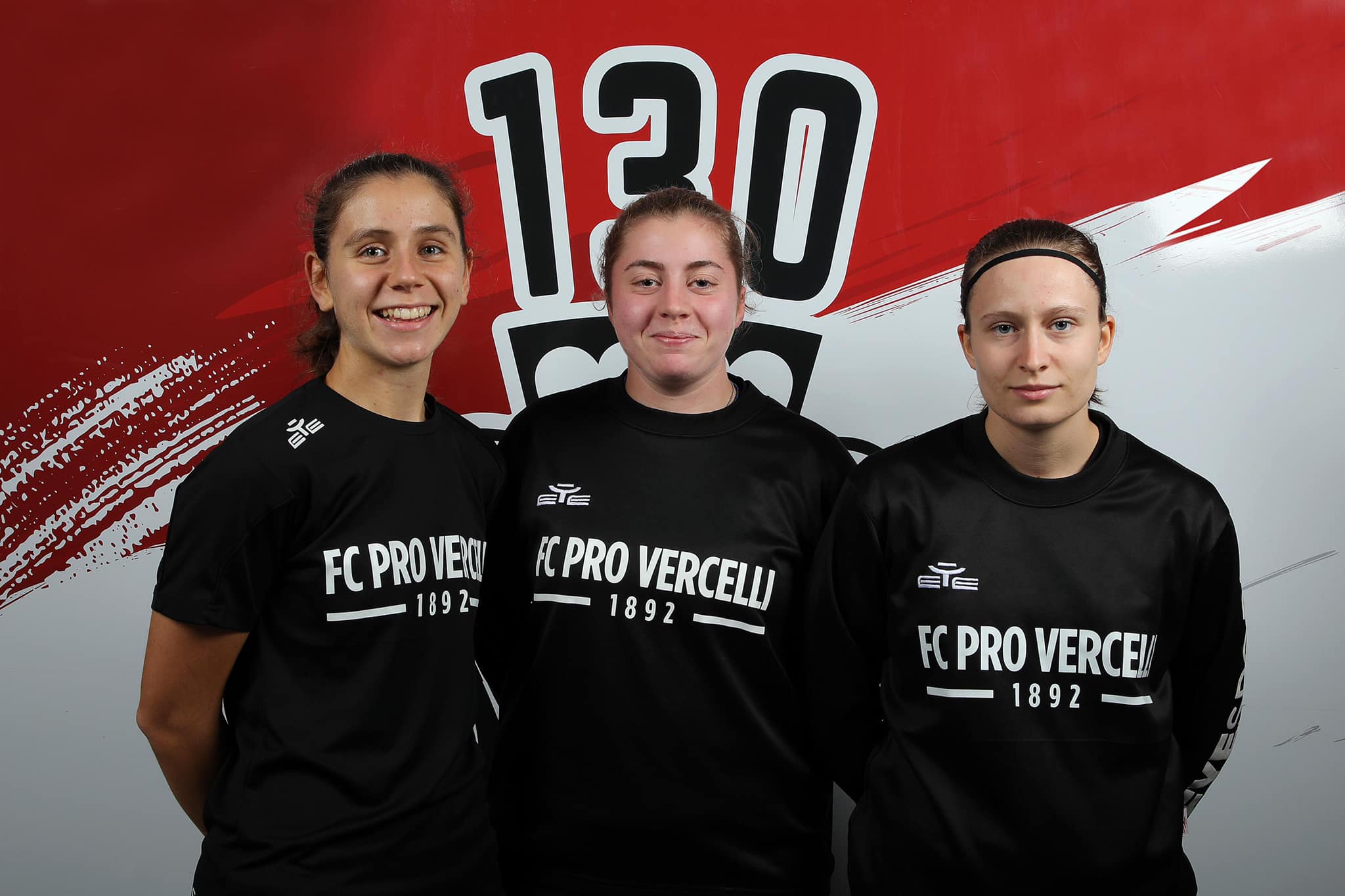 Stefania Elementi, Ludovica Gasparini e Ginevra Dondolin convocate in Rappresentativa (foto Fb F.C. Pro Vercelli Women)