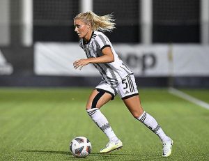 Amanda Nilden alla Juventus Women dal 2021 (foto Instagram amandanilden)