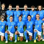 La formazione titolare dell'Italia scesa in campo in amichevole contro l'Austra (foto Fb Nazionale di Calcio Femminile)