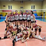 Serie D femminile, le ragazze della Numeraria Virtus Biella in testa al Girone D (foto Fb Virtus Volley)