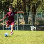 Freedom, Costanza Esperti con la maglia dell'Arezzo (foto Instagram cccosti)