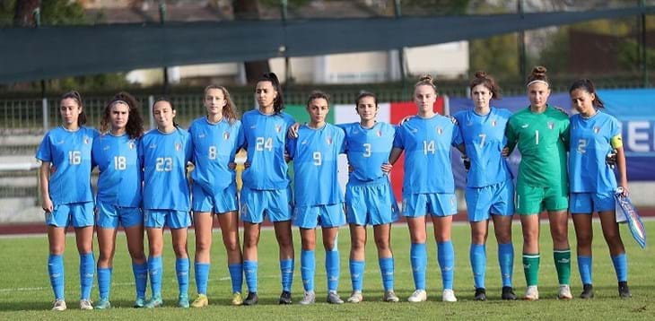 Le ragazze della Nazionale italiana Under 17 femminile (foto figc.it)