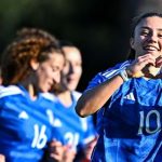 Nazionale Under 17 femminile, per l'Italia il 2-0 è firmato dalla juventina Marta Zamboni (foto figc.it)