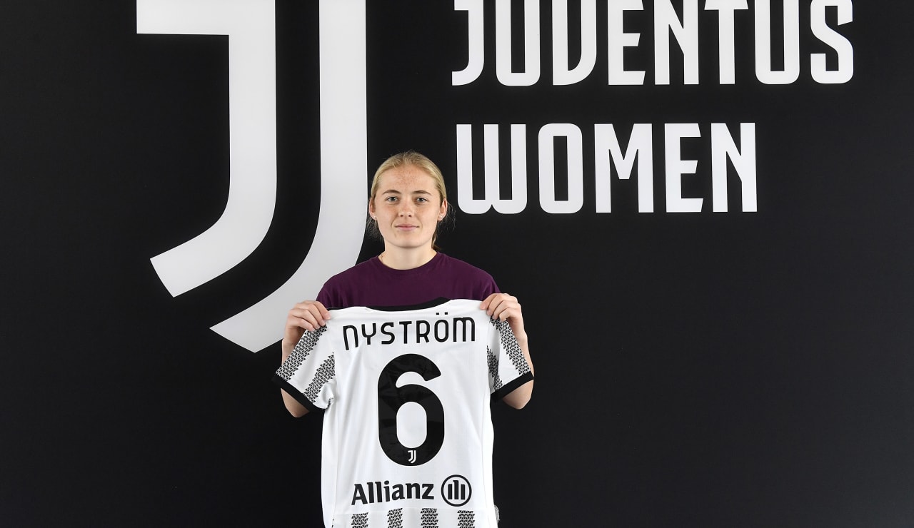 Pauline Nystrom è una nuova calciatrice della Juventus Women (foto juventus.com)