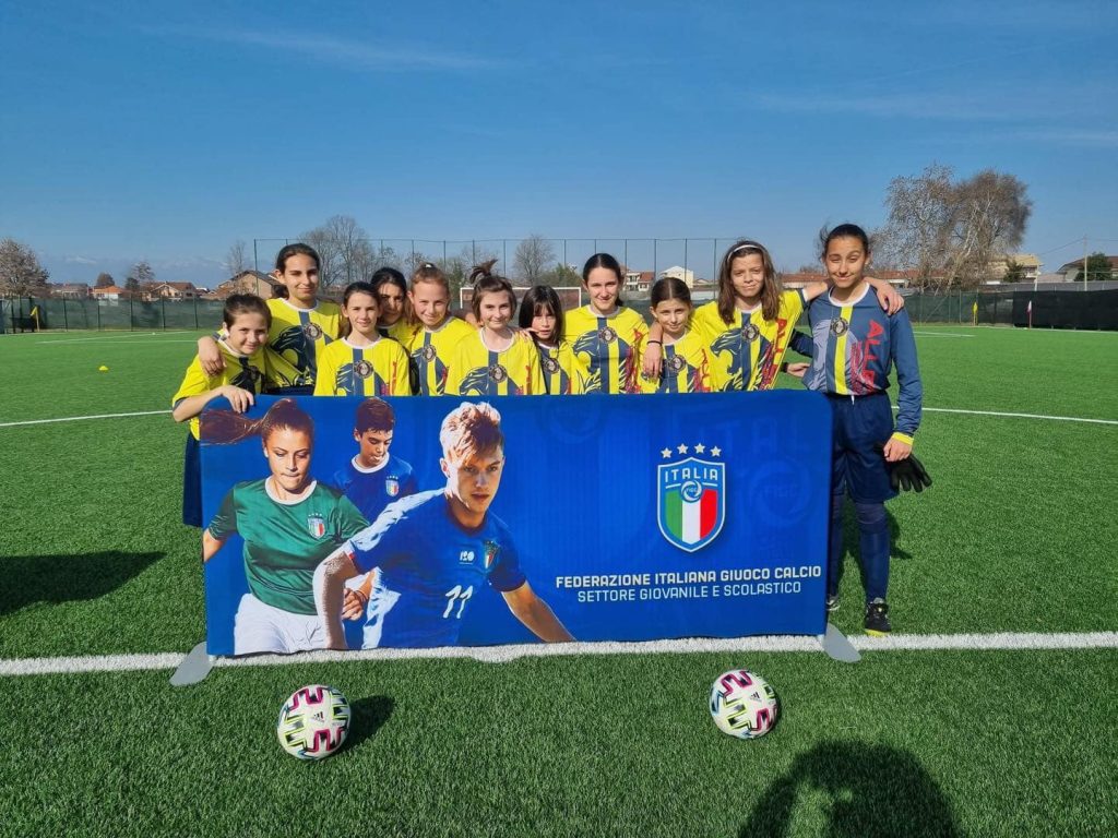 Bulè Bellinzago Under 12 femminile alla Danone Nations Cup (Foto Fb FIGC Piemonte e Valle d'Aosta)
