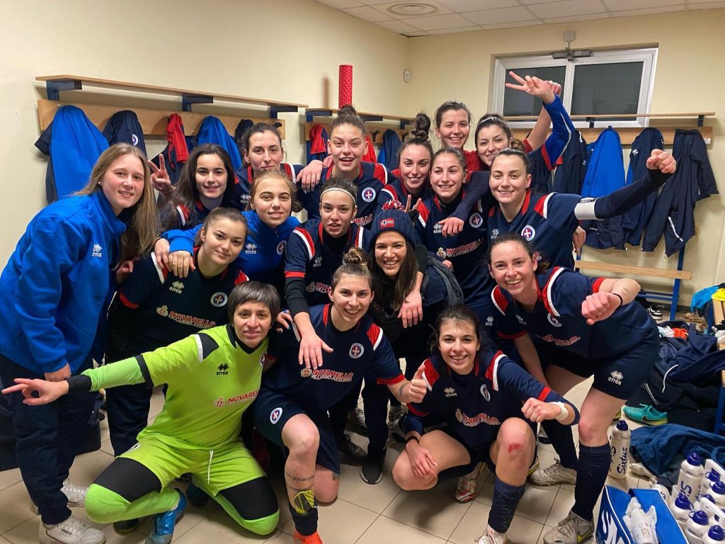 Il Novara Women vince il derby (foto Fb Novara Women)