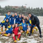 La Femminile Juventus segna 19 reti a Saluzzo sotto la neve