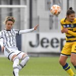 Martina Rosucci in azione contro il Parma (foto juventus.com)
