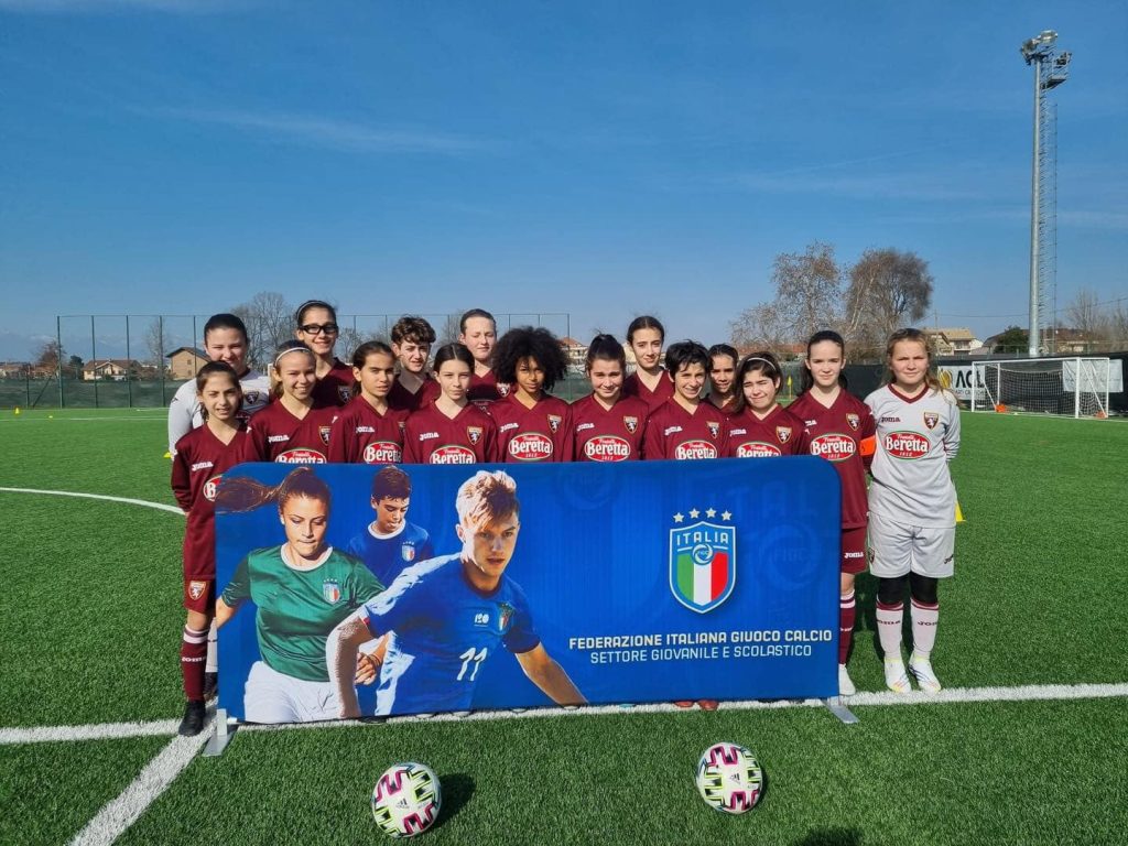 Torino Under 12 femminile alla Danone Nations Cup (foto Fb FIGC Piemonte e Valle d'Aosta)