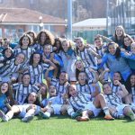 La soddisfazione delle ragazze della Juventus Women Primavera dopo il successo sulla Roma (foto juventus.com)
