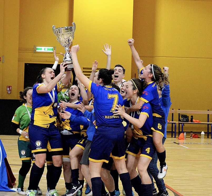 Le ragazze dell'Academy Torino Futsal (foto Fb Academy Torino Futsal)