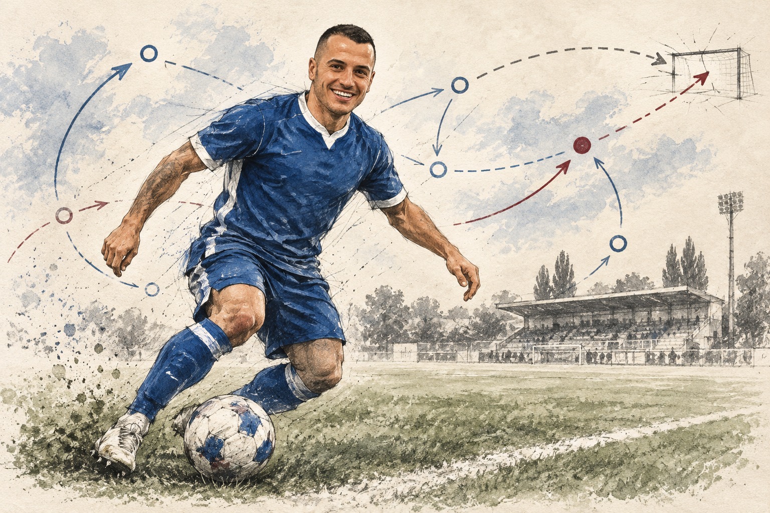 Giuseppe Giovinco, il lusso del Fossano: cinque gol e magie da capolista